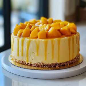 mango vegan cake