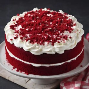 red velvet vegan cake