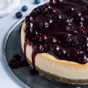 blueberry vegan cake
